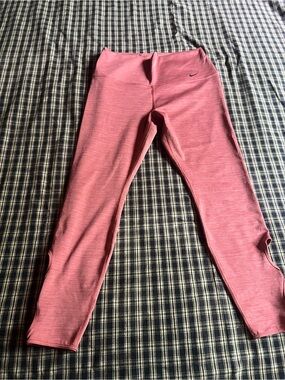 Nike Girls Pink Athletic Leggings